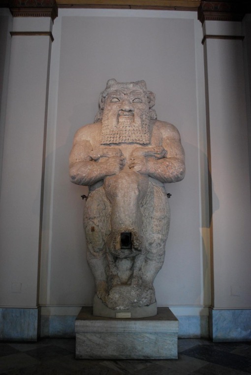 An apotropaic beast in the museum.